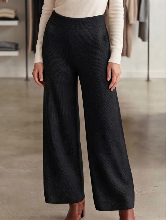 Solid Color Wide Legged Pants Solid Color Wide Legged Pants